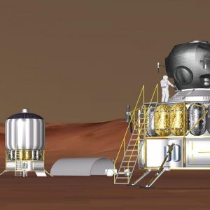 Morning dawn at Gale crater