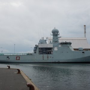 Skagen marina, starboard view, still unnamed patrol vessel.