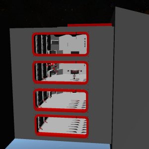 Wraiths launch in Battlecruiser Hangar