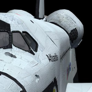 Close up view of Atlantis