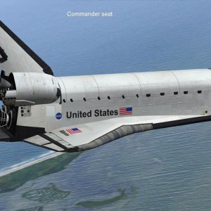 Atlantis capturing the OGS for RWY15 landing at KSC