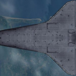 Discovery belly. Note the different black tiles pattern compared to Atlantis