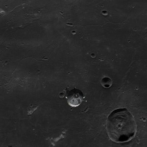 Apollo 11 CSM Columbia SEP burn from Eagle in progress flying over Boot Hill and Duke Island, (Mare Tranquillitatis). AMSO/Orbiter 2016

+30.2456 +0.5