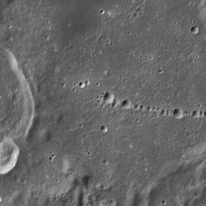 Davy Crater and Catena Davy Orbiter 2016