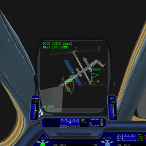 The OFSS from the flight deck.