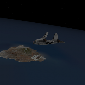 Gliding down to Wideawake.