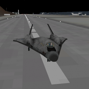 Touchdown after a successful mission.