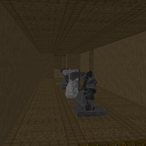 Corridor with statues in Thakolon