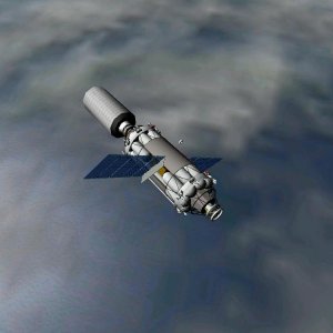 First two modules of my space station.