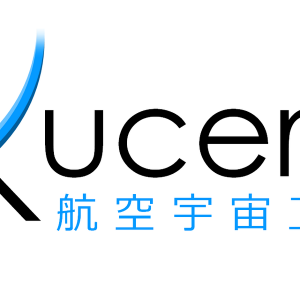 Kucera blue 'Horizontal Arc' logo-
"Kucera 航空宇宙工業 (Koukuu Uchuu Kougyou: Aerospace Industries)"