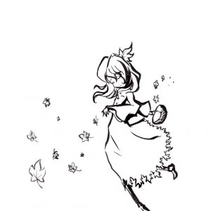 静葉７A.jpg
秋静葉　（Ａｋｉ　Ｓｈｉｚｕｈａ） scan of original, brush and ink.
静葉ちゃあ～ん！