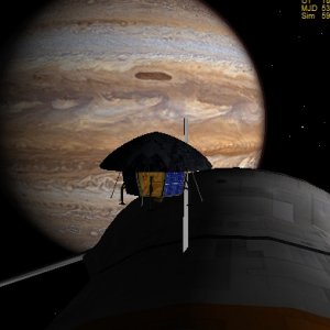 launching a probe to orbit Jupiter