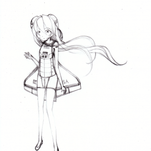 ＯＶ－１０１メカ少女
頭が大きいね。。。