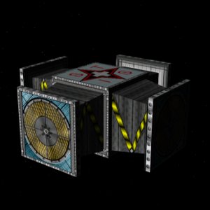 Stick Together In Space deployable station node. New version - unpackable from UCGO