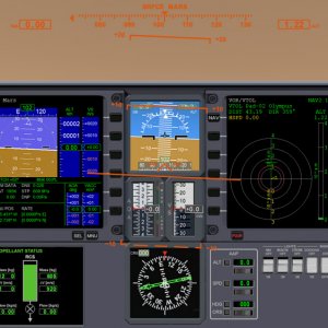 Ran out of fuel just before landing.