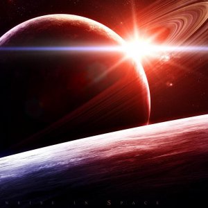 Smaller Sunrise in Space for backround purposes.