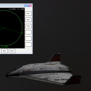 very low Moon orbit at 7 km