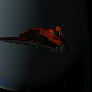 DGIV with Neon Skin orbiting Uranus near the rings