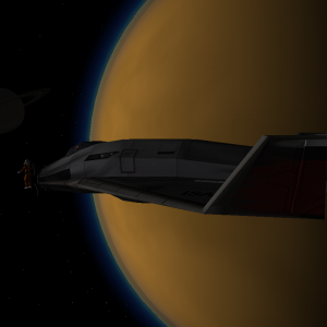 DGIV at Titan with an UMMU at spacewalk
