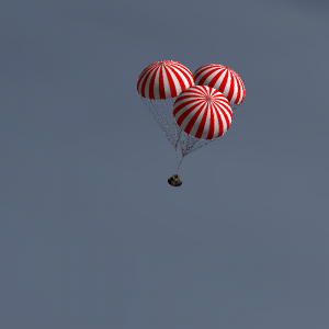 the parachutes from outside