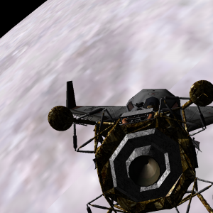 the eagle model docked to the DGIV