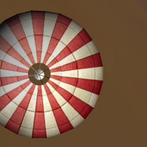 a chuted landing on Mars