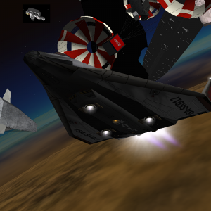 The DGIV on Titan with a real lot of chutes around it