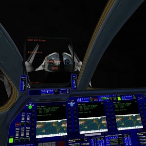 2 XR2s Achieve dock on orbit. 3rd XR2 is stationkeeping at 2 o'clock.