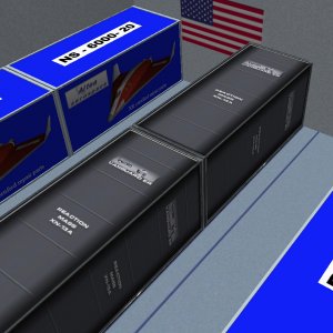 Vanguard ER (extended range) prototype payload bay auxiliary tanks.