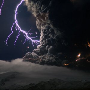 Lightning From Volcanic Eruption 50