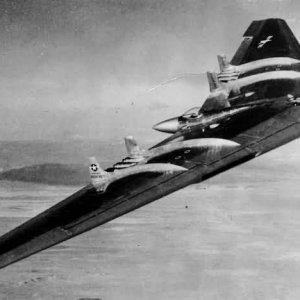 Northrop Jet Powered Flying Wing 22