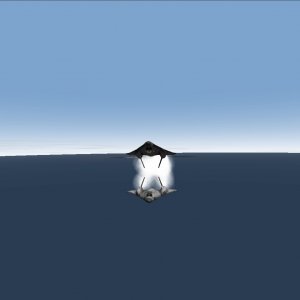 Inverted XR2 formation flight: I was worried about the paint there :P