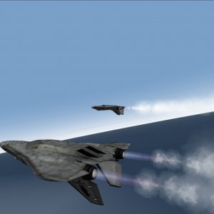 Inverted XR2 formation flight.