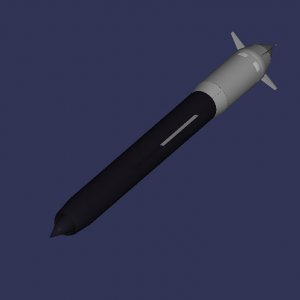Air-launched variant of the ARCM supersonic cruise missile.