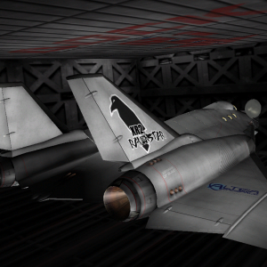 XR2 in Arrow Docking Bay, White Spotlight