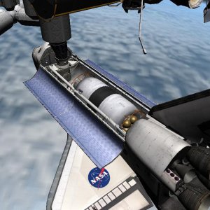 TransHab v1 Stowed aboard STS 101