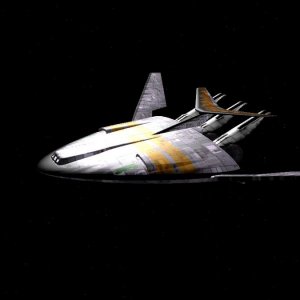 Another shot of the Kestrel in LEO