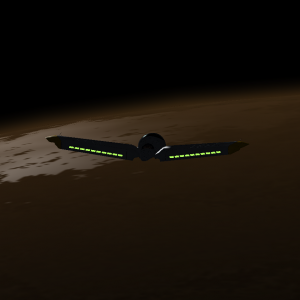 Onza orbiting Propemion (United Systems Fleet)