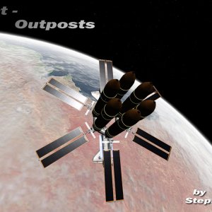 A wet workshop station created from the Project-Outposts space station components pack.