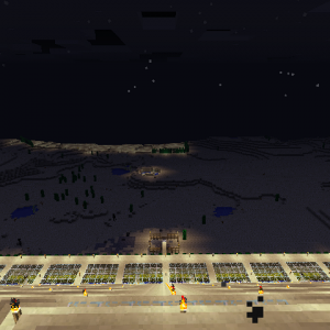 From the top at night