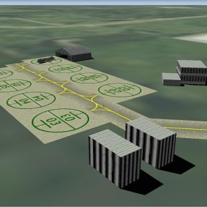 Hangar FTW! Sucessful placement of the AIA hangar as a part of my Canaveral base.