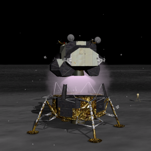 Apollo 11 launching from the Moon.
Add-on used: AMSO