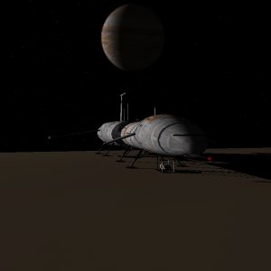 2nd time i landed on a body other than the Moon, will make an EVA when Europa is on the other side of Jupiter.