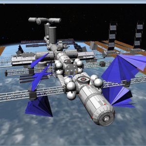 WTF? Trying to retract the 7m circular solar panels. Needless to say, somethings not right with the ones that reached full deployment...
