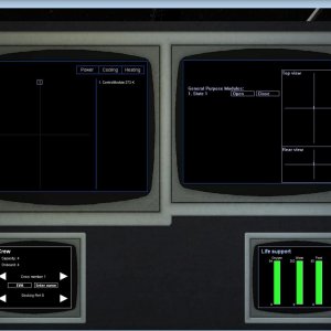 Status indicator showing state 1 (closed)