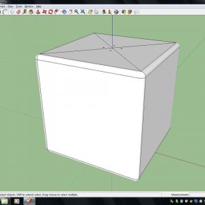 Completed geometry, closed box mode.