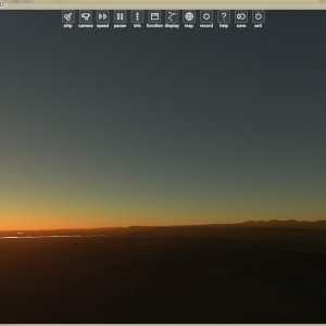E. Bruneton's atmosphere in D3D11Client - twilight