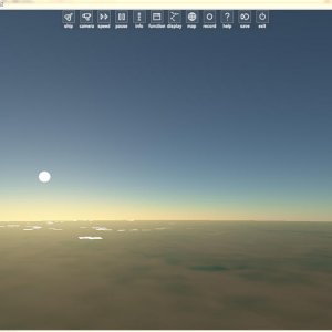 E. Bruneton's atmosphere in D3D11Client - evening
