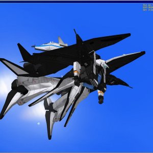 My original Mobile Armor MSA-102A Okypete
Floating MS MODE