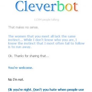 Cleverbot Your You're